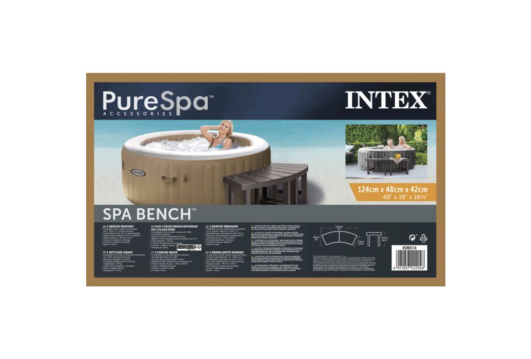 Intex spa bankjes medium set 2 stuks informatie