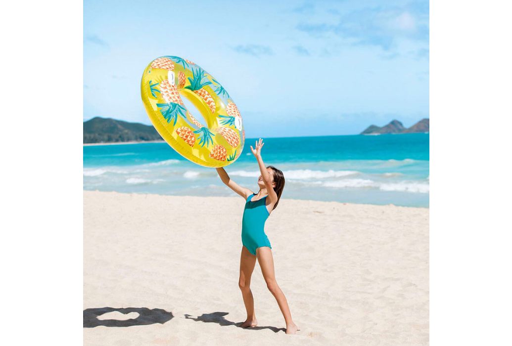 Intex Tropical Fruit zwemband geel Ø 107 cm sfeerbeeld