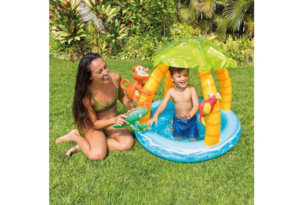 Intex tropisch eiland baby zwembad sfeerfoto
