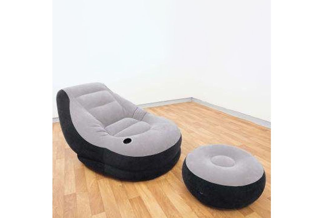 Intex Ultra loungestoel grijs