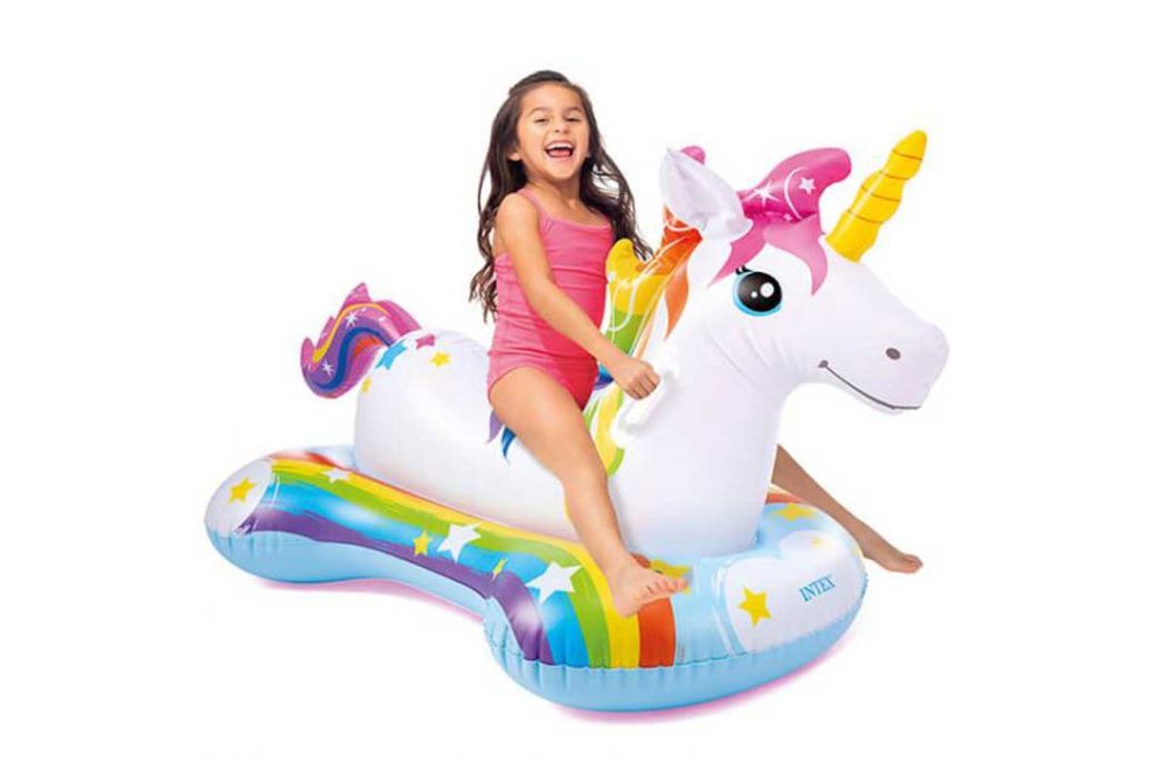 Intex Unicorn Ride-On voorbeeld