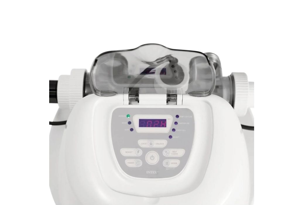 Intex zoutwater systeem groot – Krystal Clear paneel