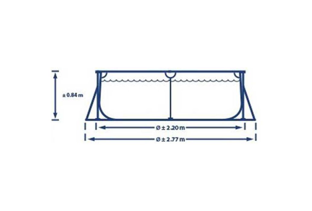 Intex Zwembad Metal Frame | 450 x 220 x 84cm