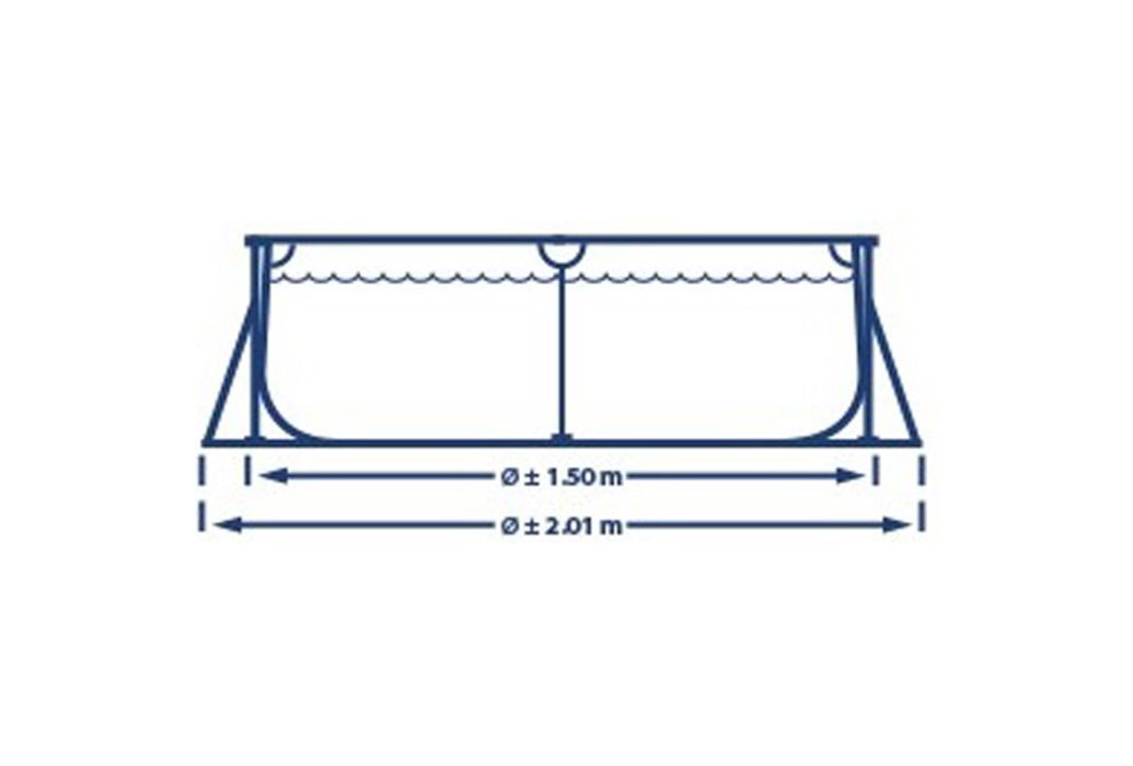 Intex Zwembad Metal Frame | 220 x 150 x 60 cm diameter