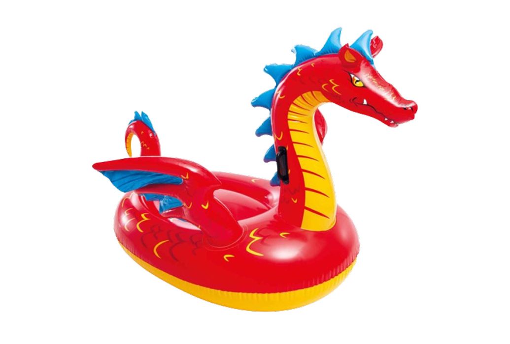 Intex opblaasbare draak ride-on 198 x 173 cm