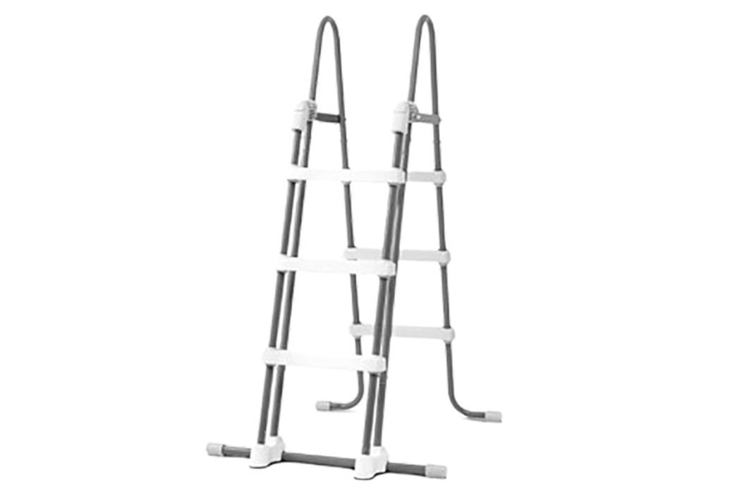 Intex Prism Frame Chevron zwembad 400 x 200 x 100 cm met pomp en ladder