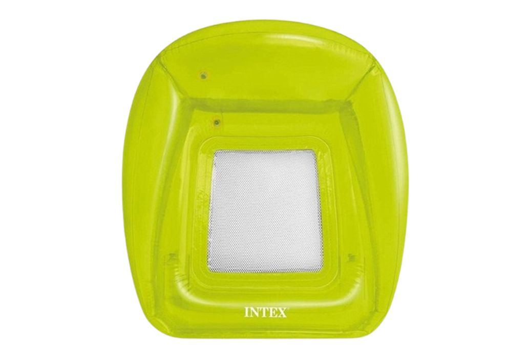 Intex transparante loungestoel groen
