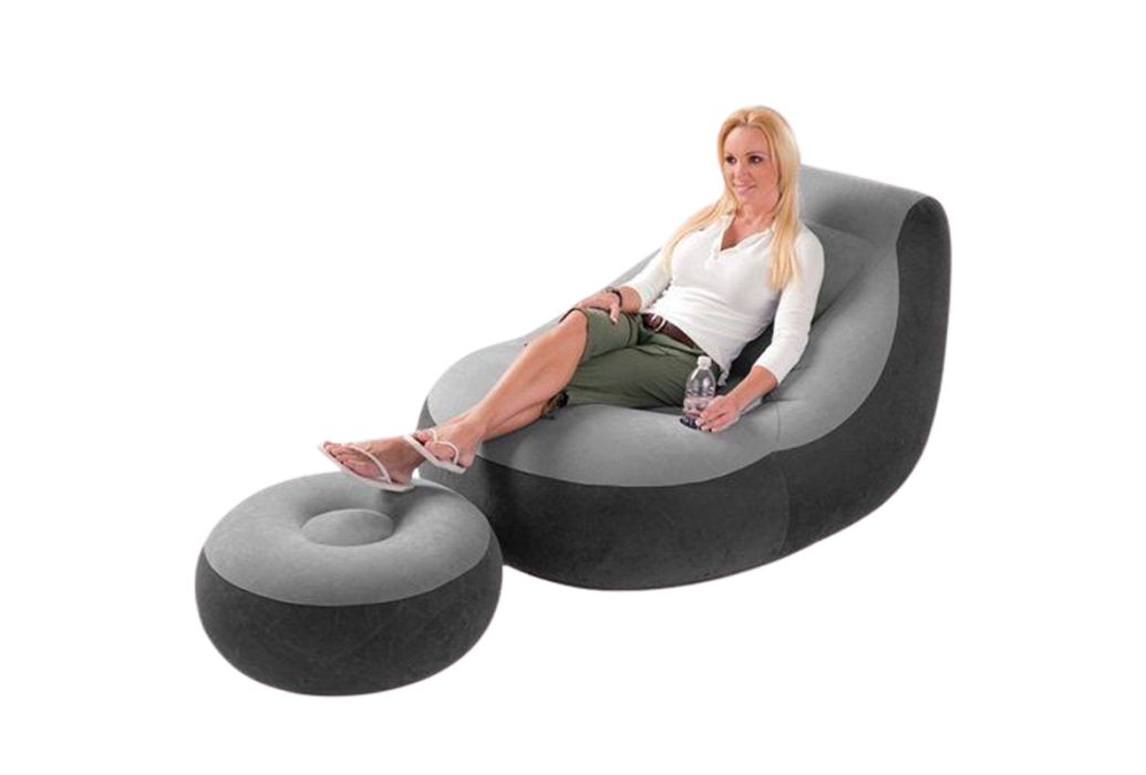 Intex Ultra loungestoel grijs