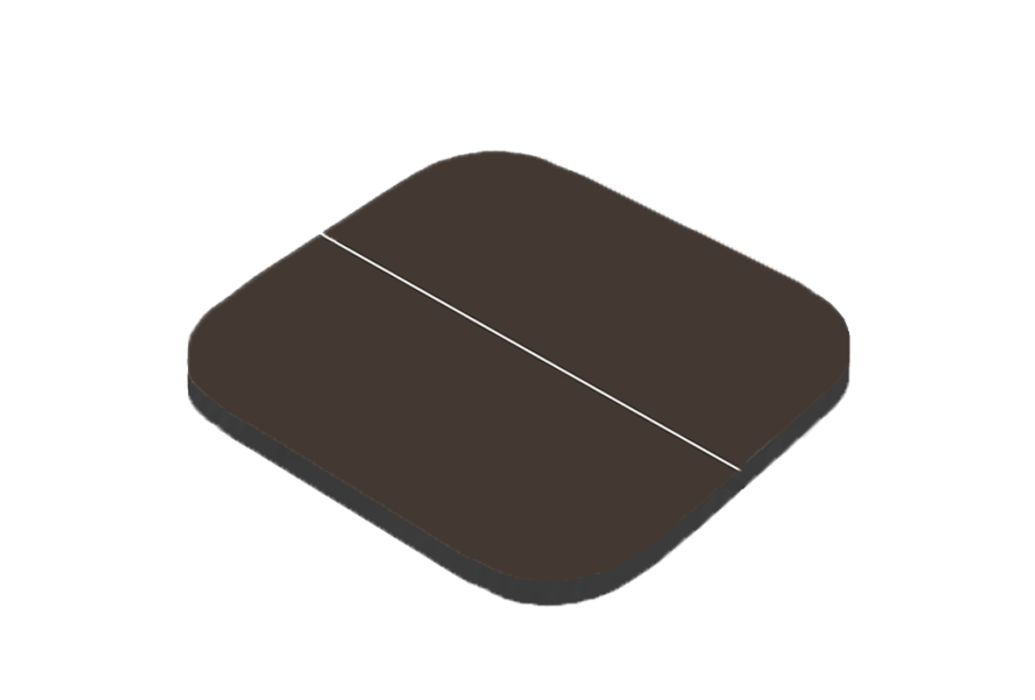 Spa cover Dimension One Seville/Caliente 198 x 214 cm | Weathershield Mahogany cover