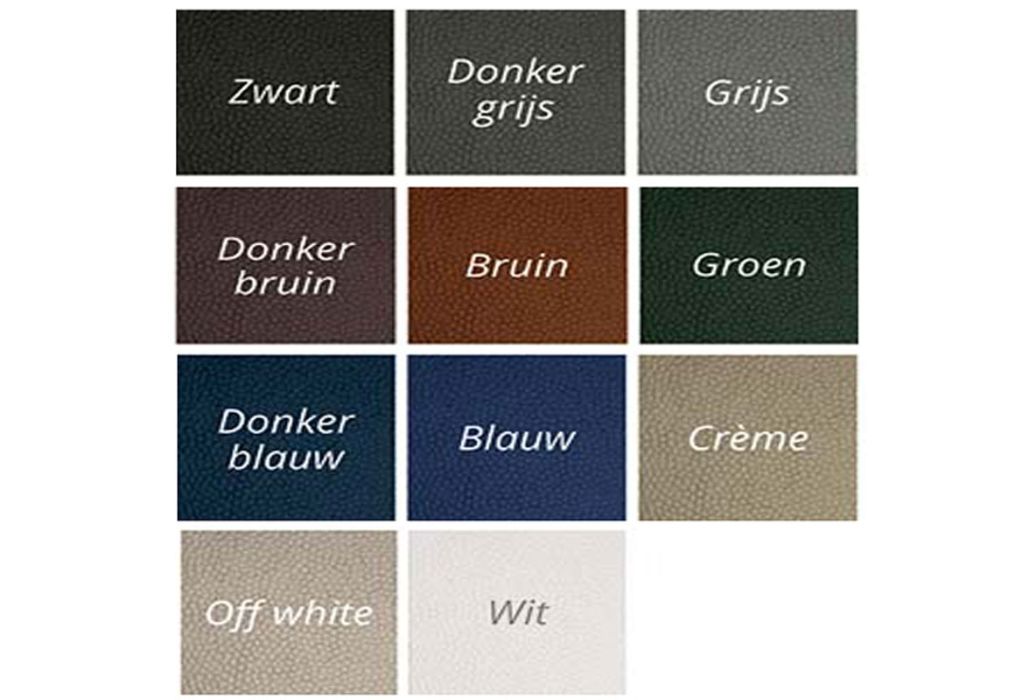 Spacover op maat, deluxe model 9 (240-250cm) kleuren
