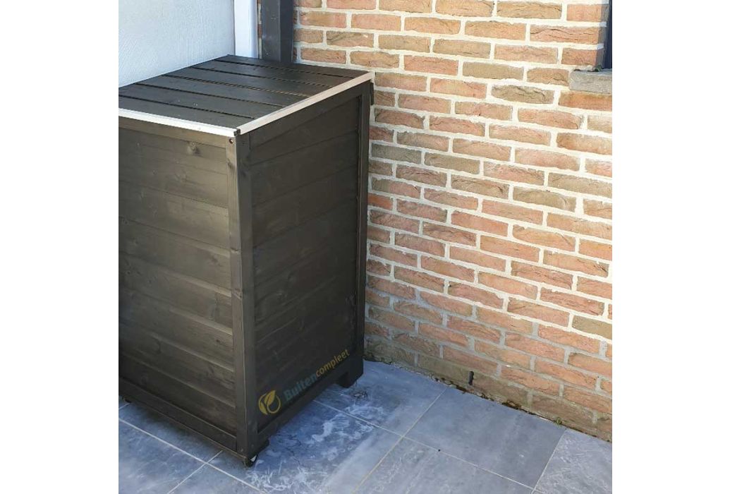 Kliko ombouw voor kliko van 240 liter gebeitst