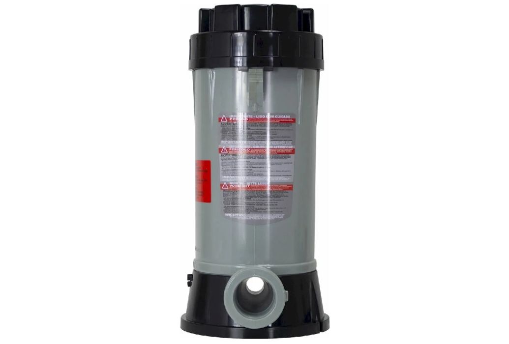 Kokido Inline automatische chloordispenser zijkant