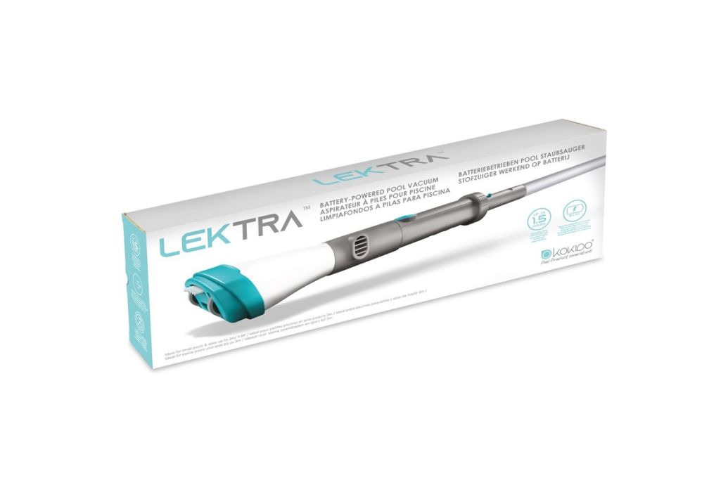 Kokido Lektra elektrische spa- en zwembadstofzuiger verpakking