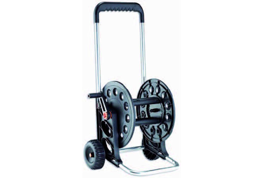 Kunststof haspel met aluminium frame