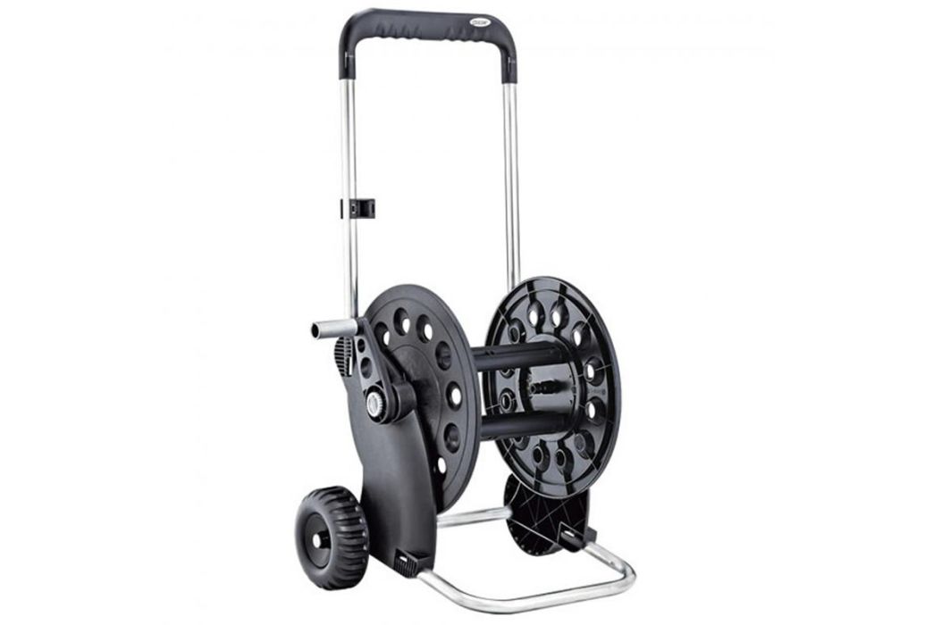 Kunststof haspel Silver met aluminium frame