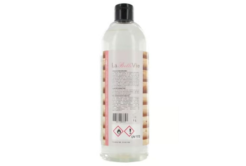 La Belle Vie opgietmiddel Appel-kaneel 1 liter achterkant fles