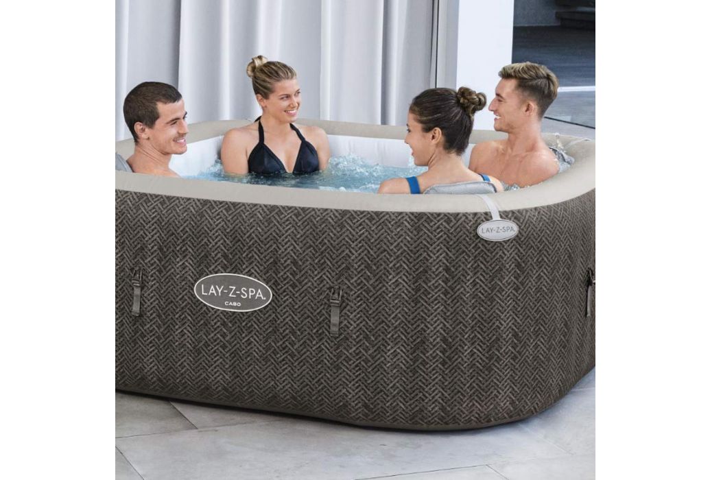 Lay-Z-Spa Cabo HydroJet opblaasbare spa gezellig