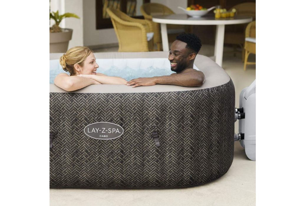 Lay-Z-Spa Cabo HydroJet opblaasbare spa samen