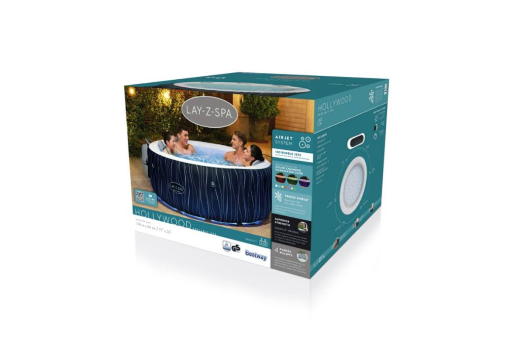Bestway Lay-Z-spa Hollywood opblaasbare spa doos