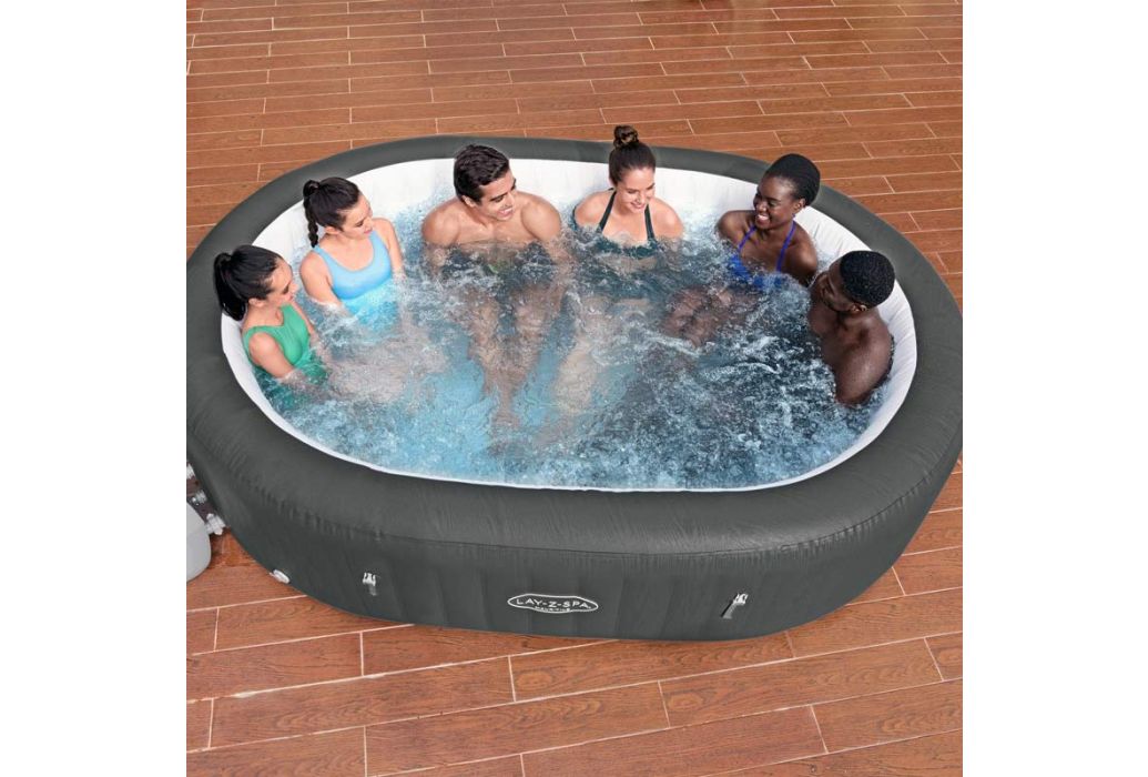 Bestway Lay-Z-Spa Mauritius bovenkant mensen