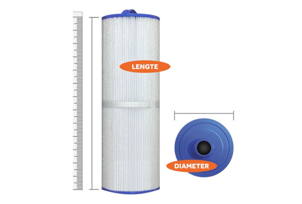 Splash-X spa filter SC752 lengte diameter