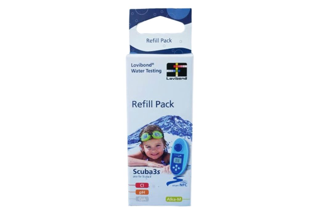 Lovibond Scuba 3S navullingstabletten | Cl2, pH, Alka-m, CyA (60 stuks)