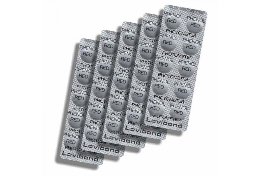 Lovibond 50 pH Red tabletten voor fotometer