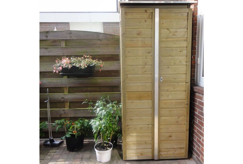 Lutrabox hoge tuinkast 102 x 87 x 193 cm sfeerfoto