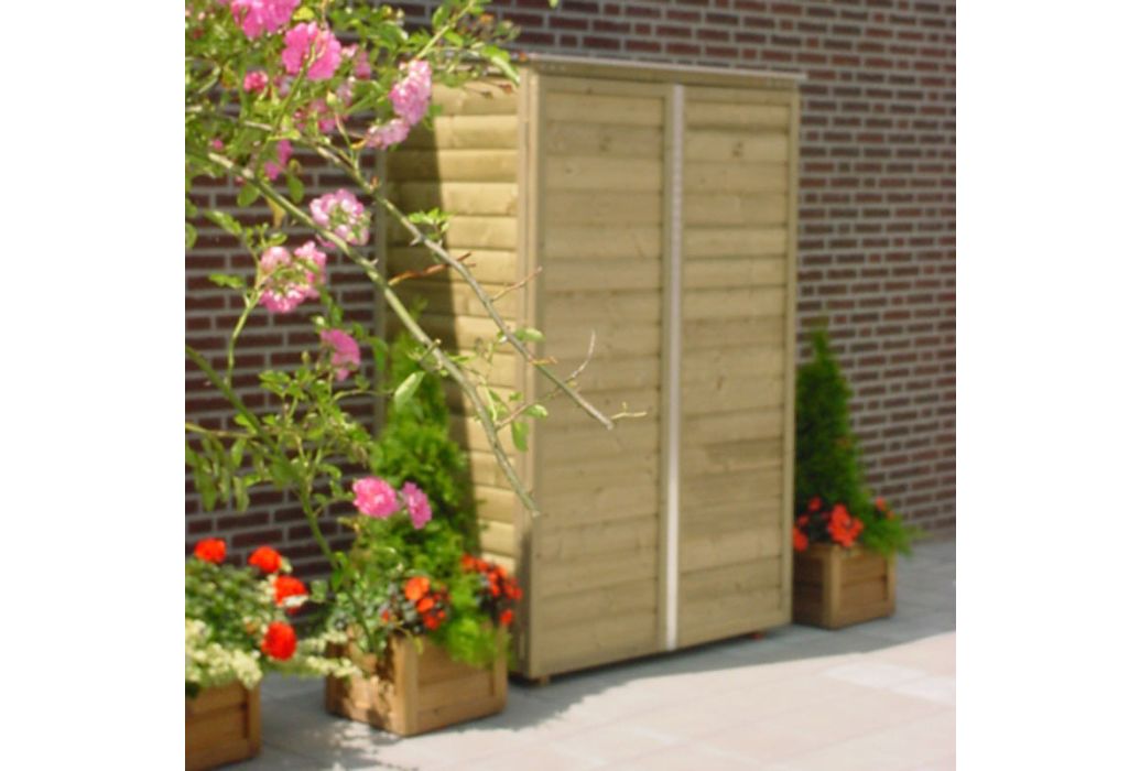 Lutrabox hoge tuinkast 125 x 82 x 206cm