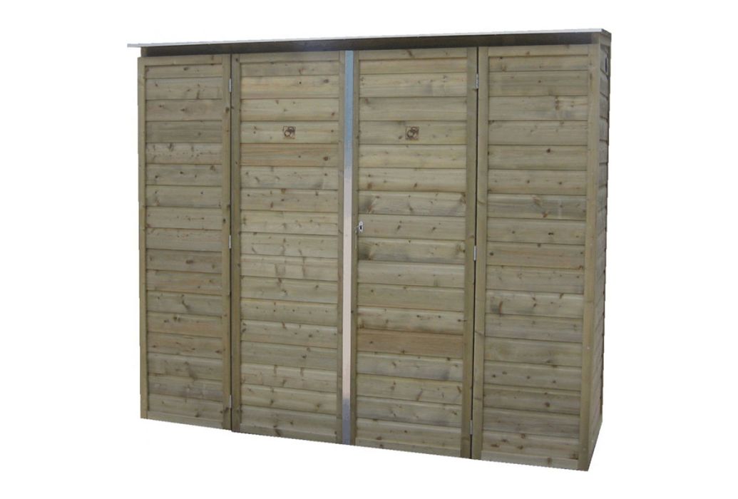 Lutrabox hoge tuinkast 230 x 118 x 206 cm