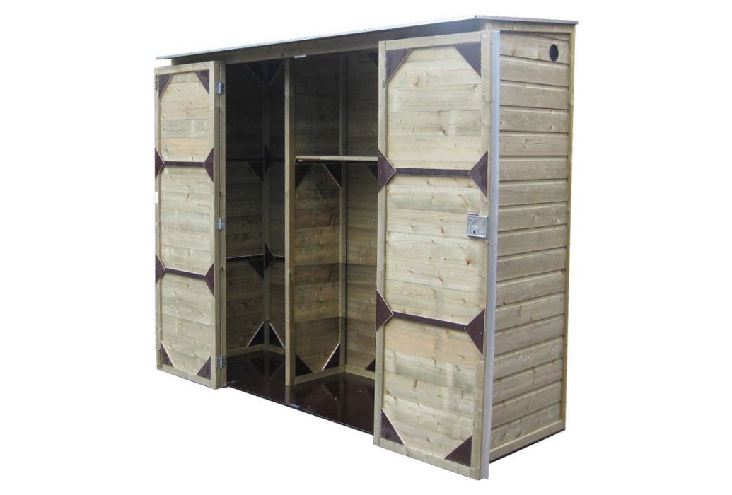 Lutrabox hoge tuinkast 230 x 118 x 206 cm