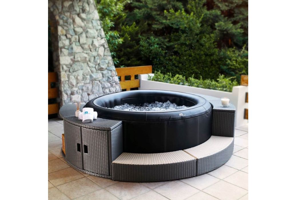 MSpa Premium Camaro opblaasbare spa 6 personen in werking met te bestellen accessoires
