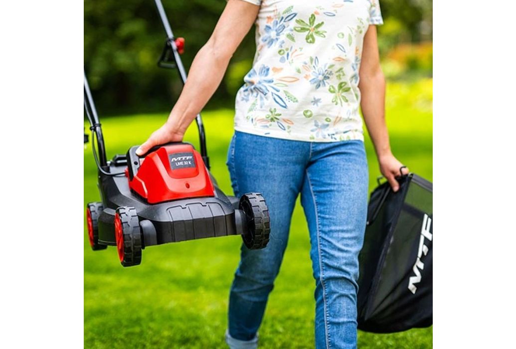 MTF LME 32K elektrische grasmaaier 1000 W zijaanzicht