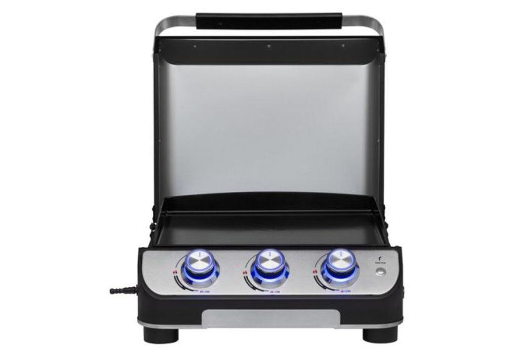 Mustang gas grill plaat open