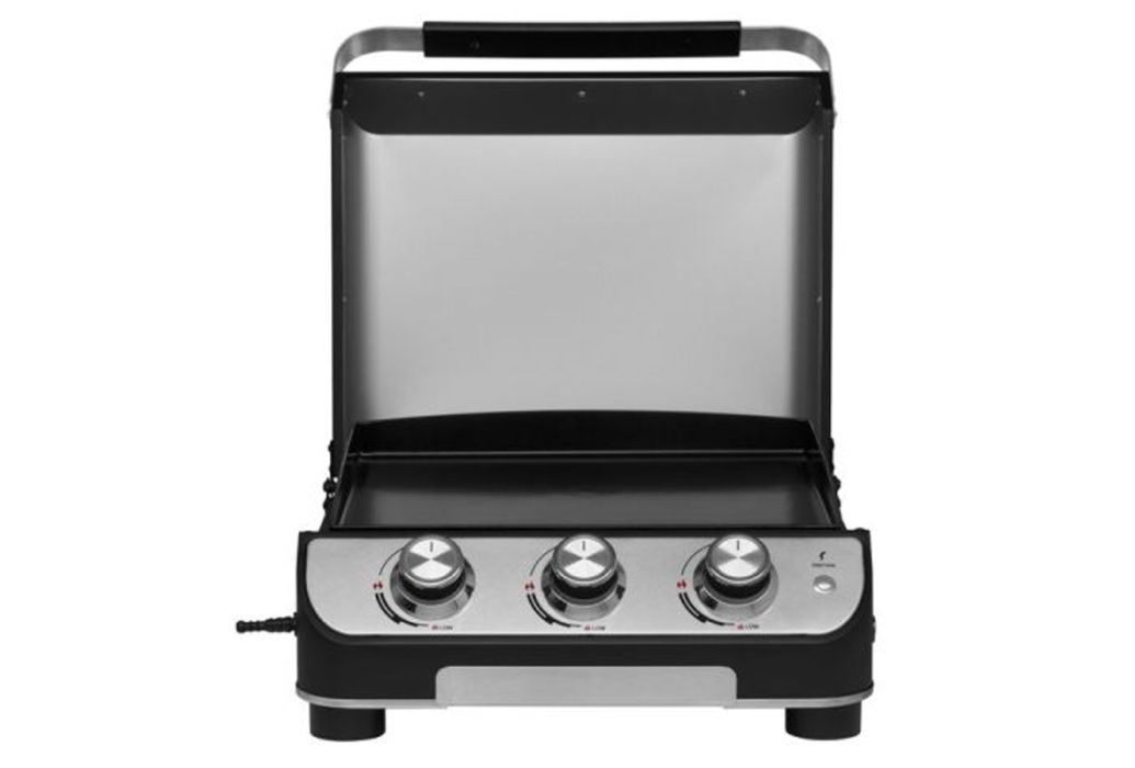 Mustang gas grill plaat open