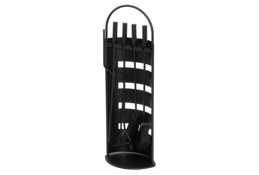 Mustang haardset zwart dicht 4-delig