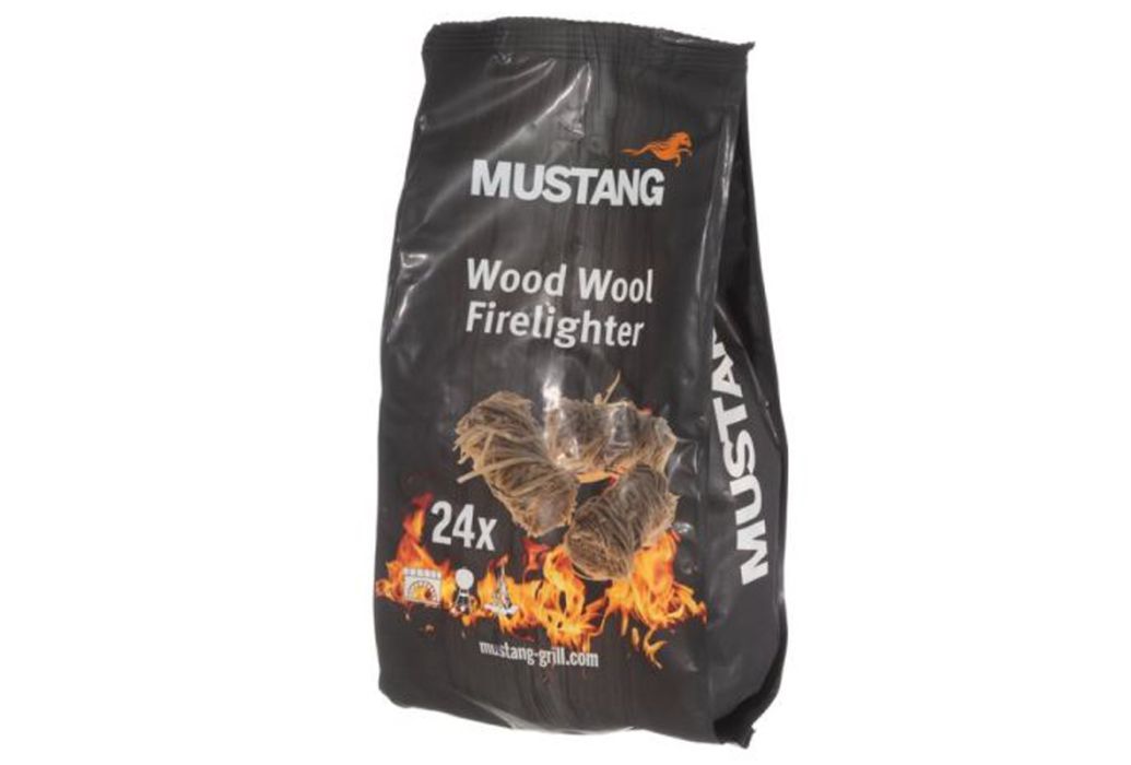 Mustang houtwol aanmaakblokjes 24 stuks verpakking