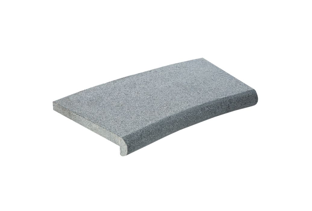 Randtegel set Napoli voor ovaal zwembad Mountain Grey radius