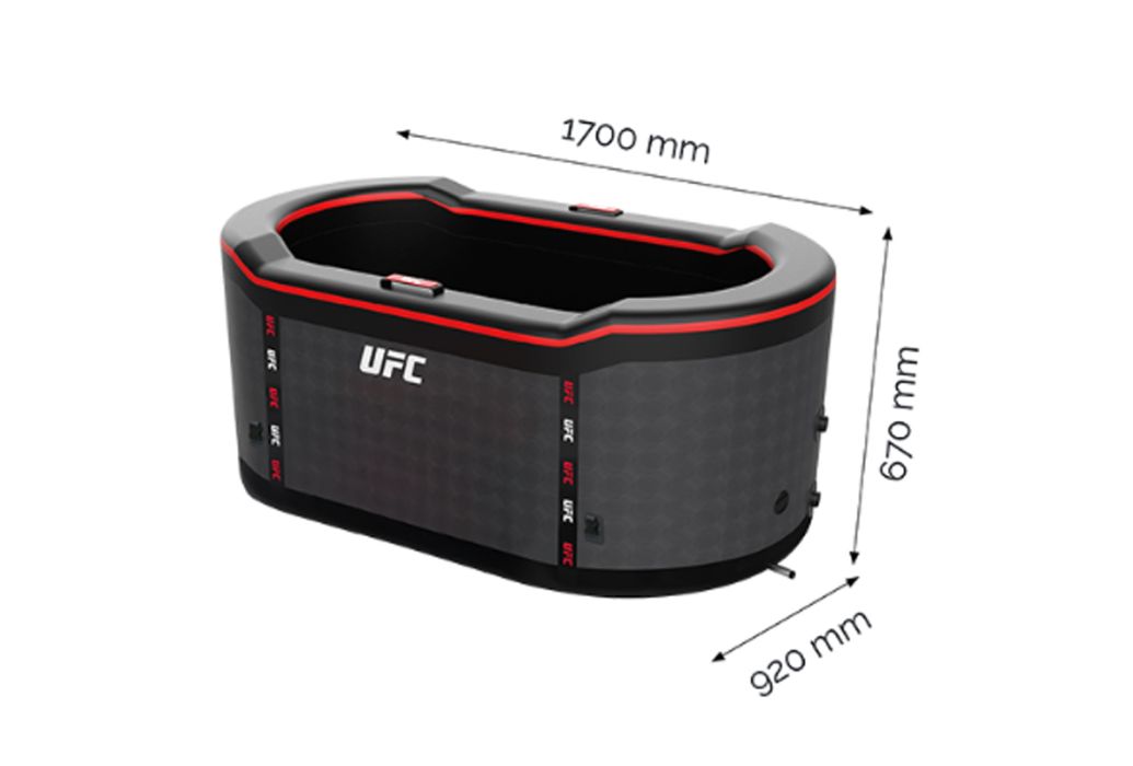 NetSpa UFC ijsbad oval afmeting
