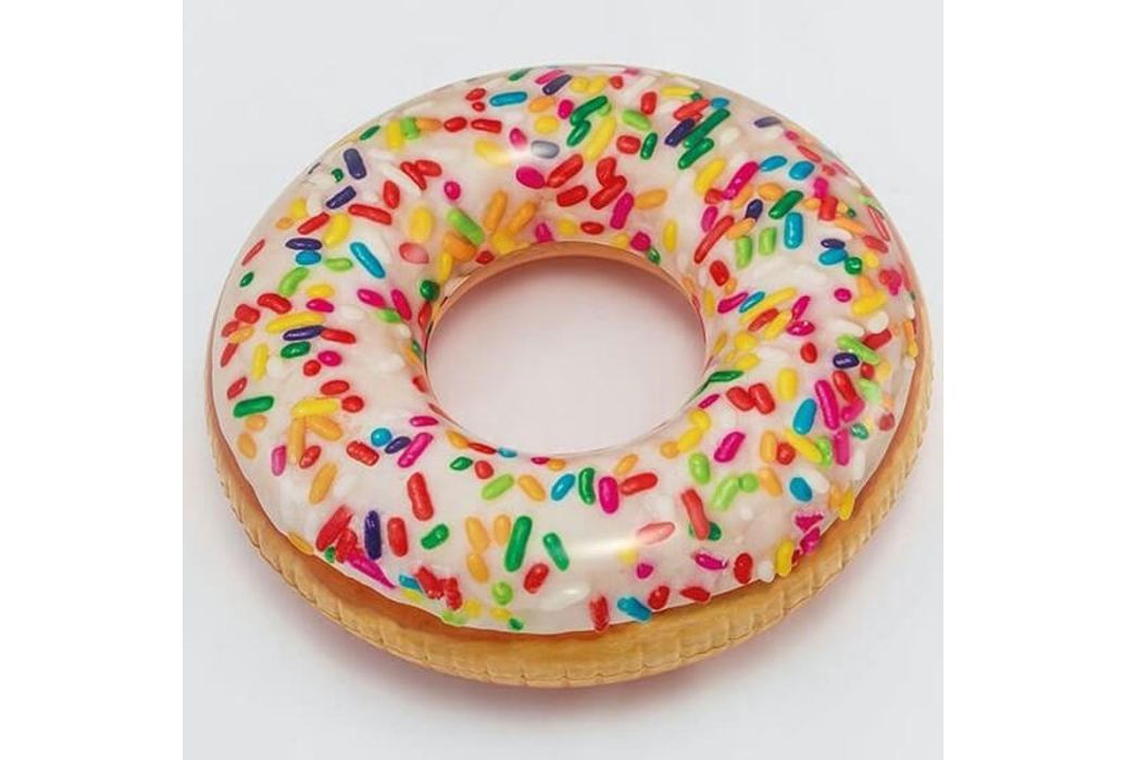 Intex opblaasbare Gekleurde Hagelslag Donut liggend