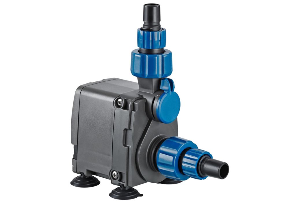 OptiMax 5000 aquariumpomp Oase zijkant met tule