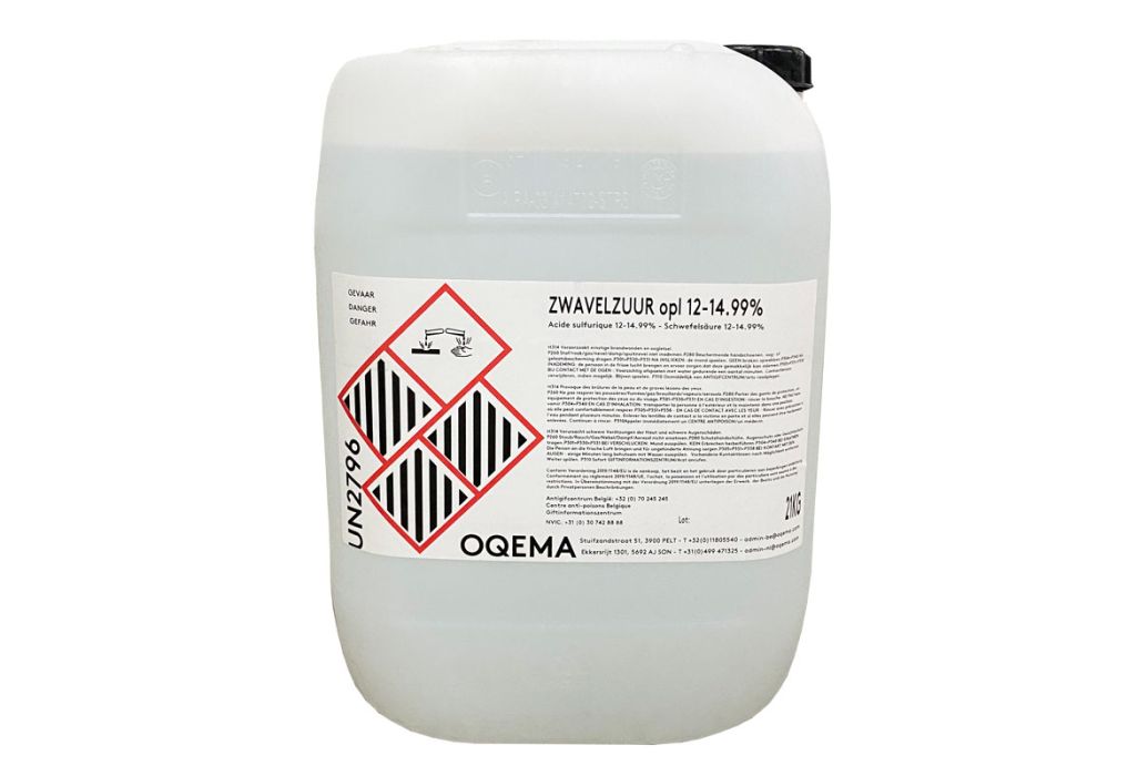 Oqema Vloeibaar zwavelzuur 14% 20liter (pH min)