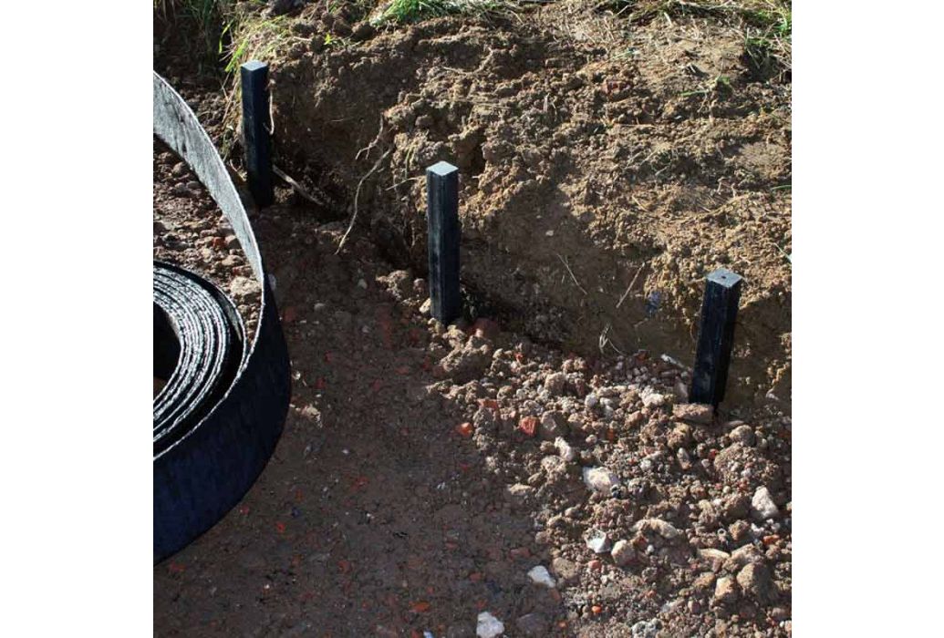 Paal 40cm Flex-Board in grond