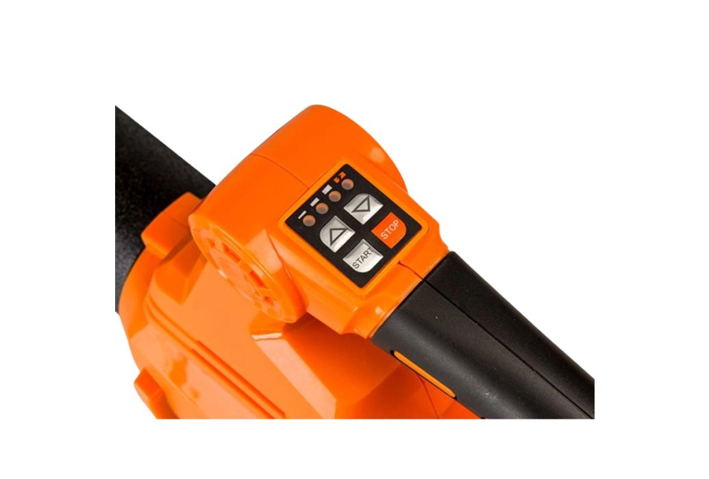Patriot BL25 accu bladblazer 40V bedieningspaneel