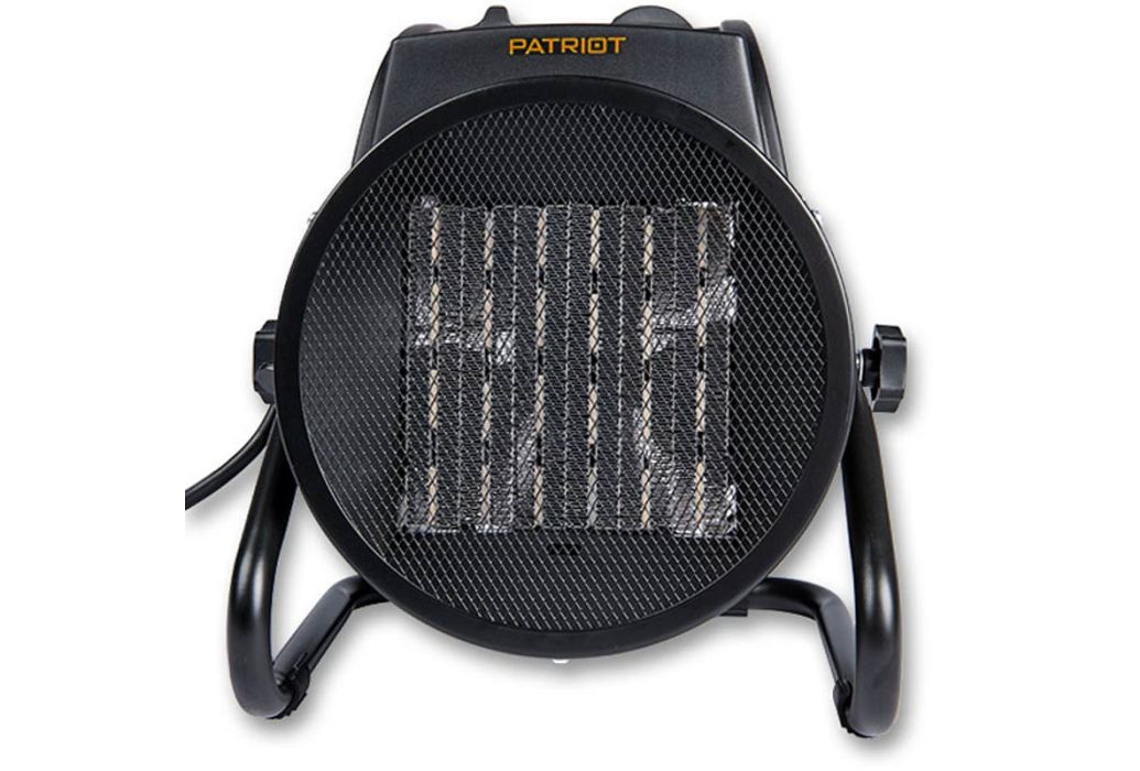 Patriot elektrische ventilator kachel voorkant