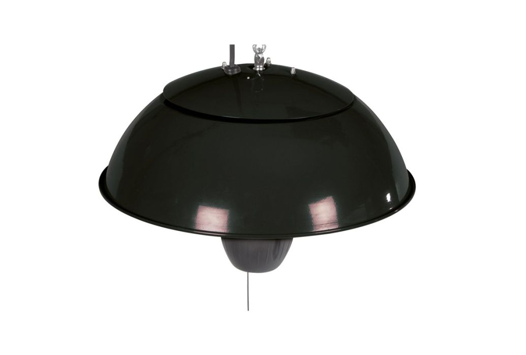 Perel terrasverwarmer hangend 1500 bovenkant