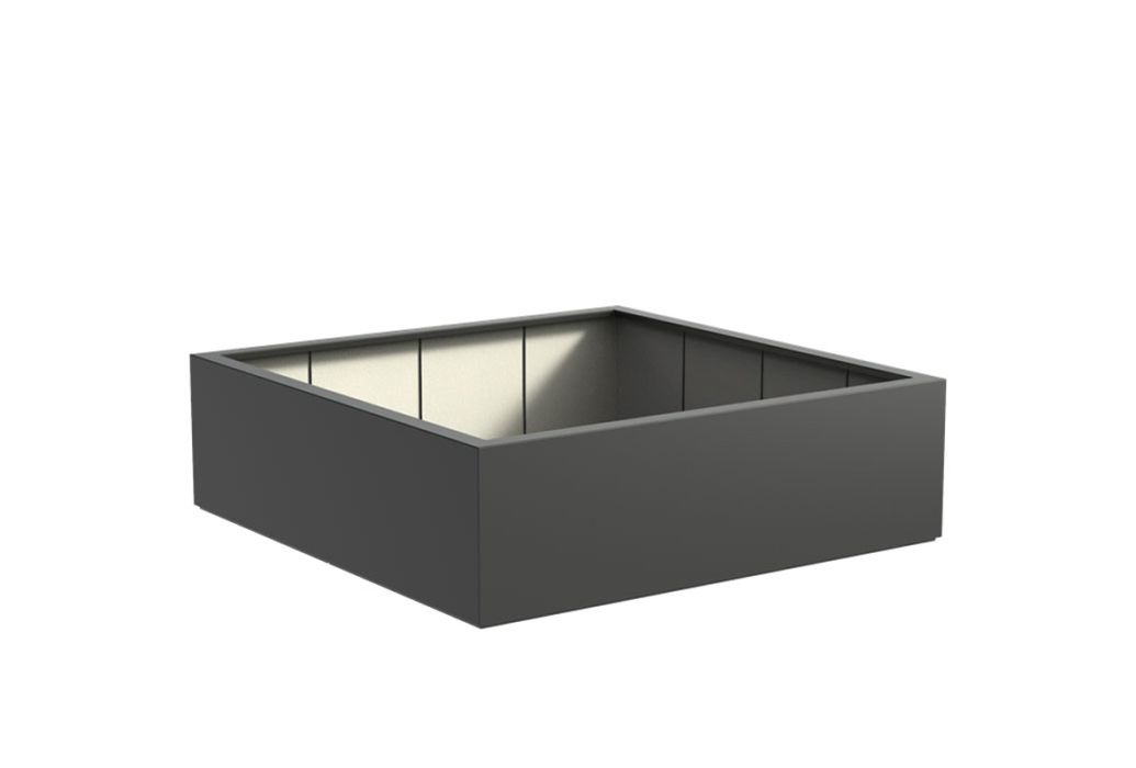 Polyester plantenbak Carrez | 200 x 200 x 60 cm