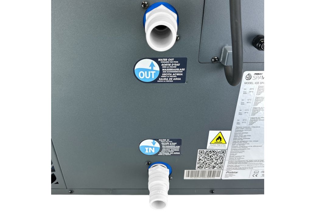 Poolex IceSpa inverter warmtepomp voor spa 7 kW aansluitingen