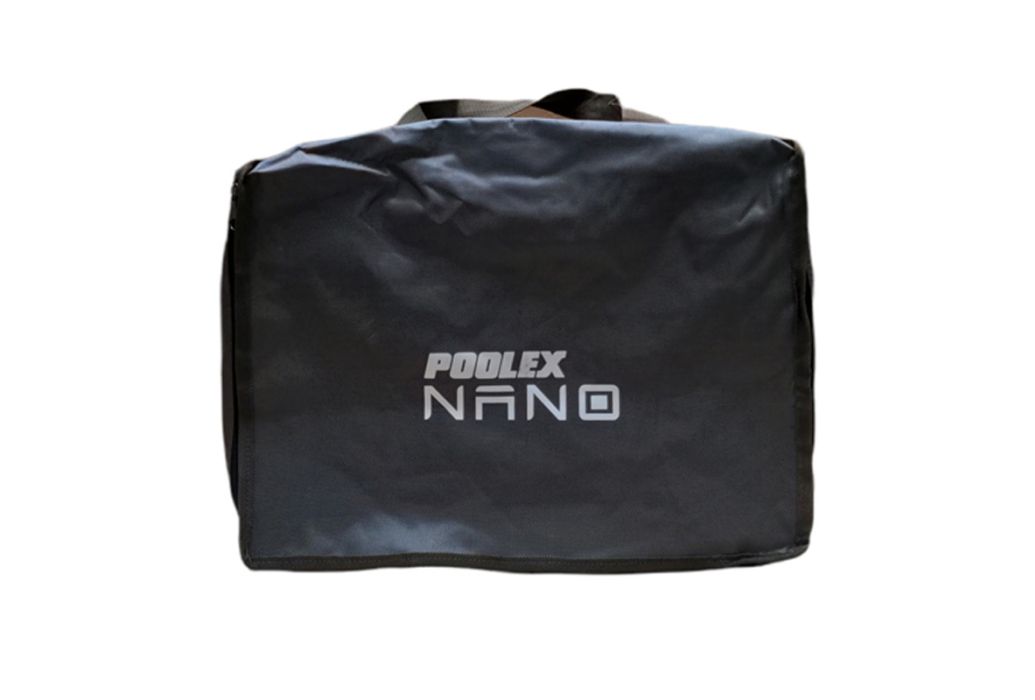 Poolex Nano warmtepomp hoes bovenkant met logo