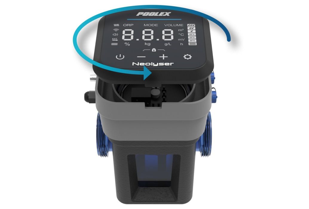 Poolex Neolyser zoutelektrolyse 10 gr/u (zwembaden tot 50 m³) bovenkant